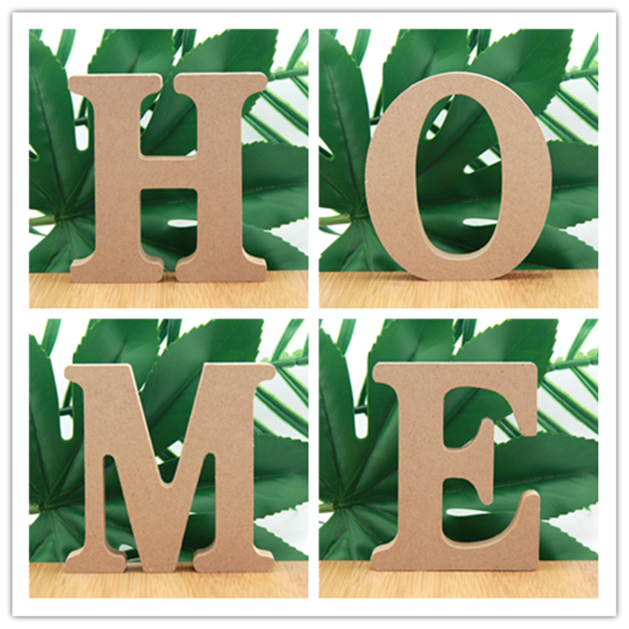 Interior Design Quotes - 1pc 10cm Wood Color Wooden Letters