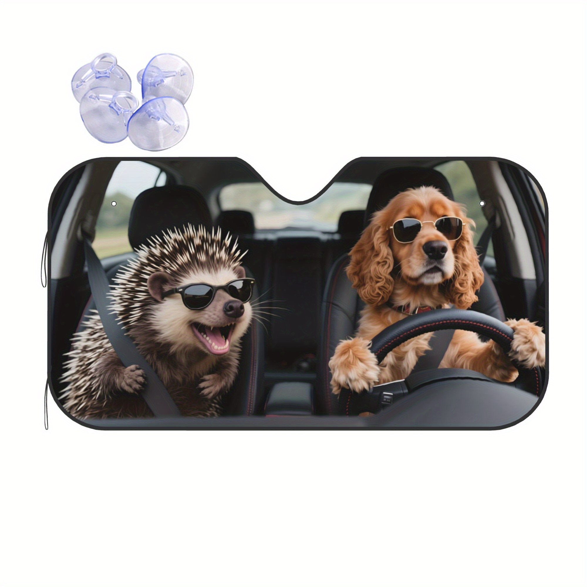1pc Design Name Themed Car Sun - Interior Design Name ulasan dan harga