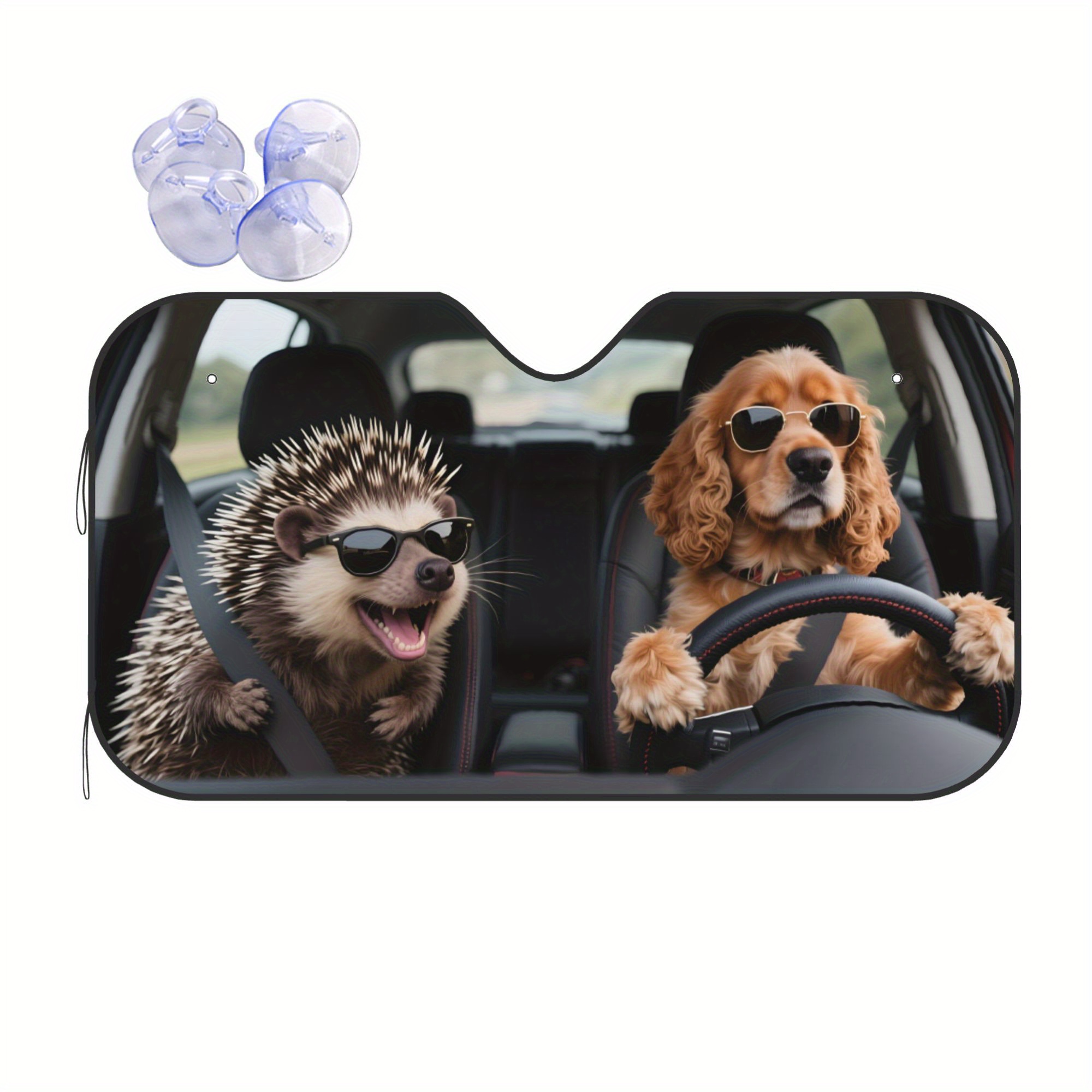 1pc Design Name Themed Car Sun - Interior Design Name ulasan dan harga