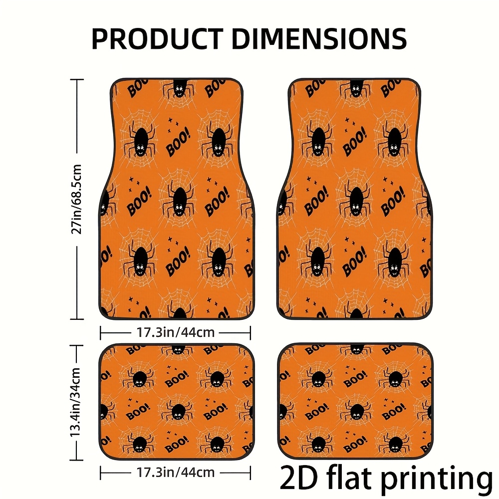 4pcs Car Floor Mats, Halloween - Interior Design Web ulasan dan harga