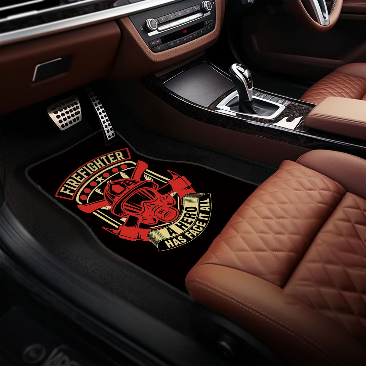 4pcs Customizable Name Car Mat - Interior Design Name ulasan dan harga