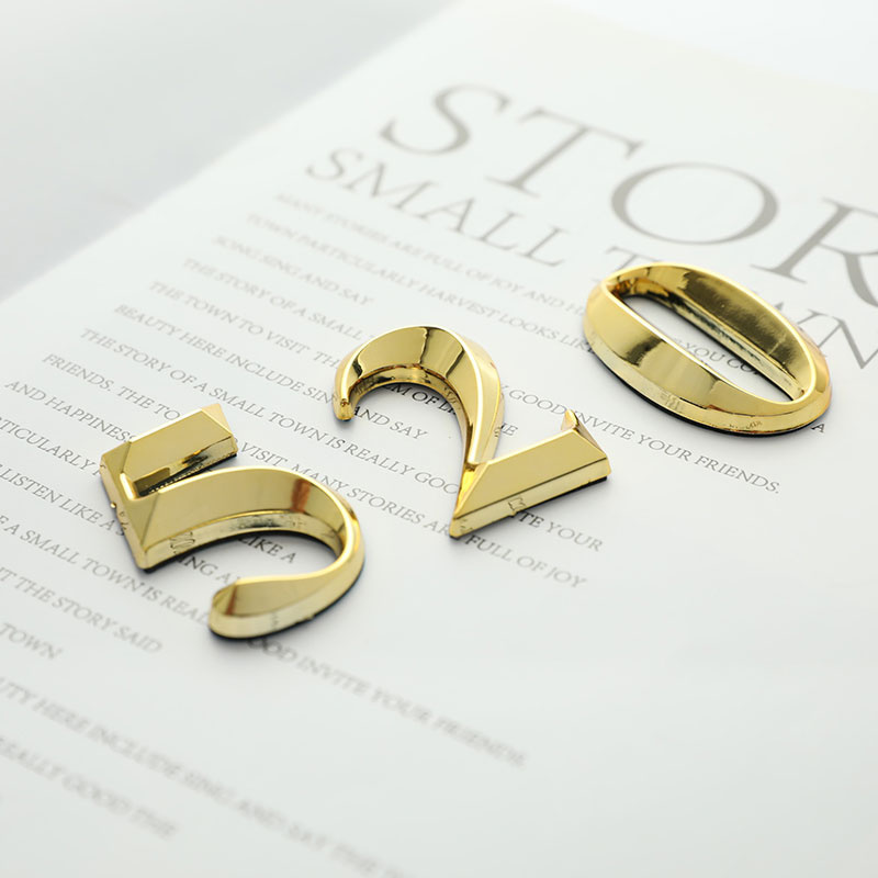 1 Pc Creative Gold Door Number - Interior Design Quotes ulasan dan harga