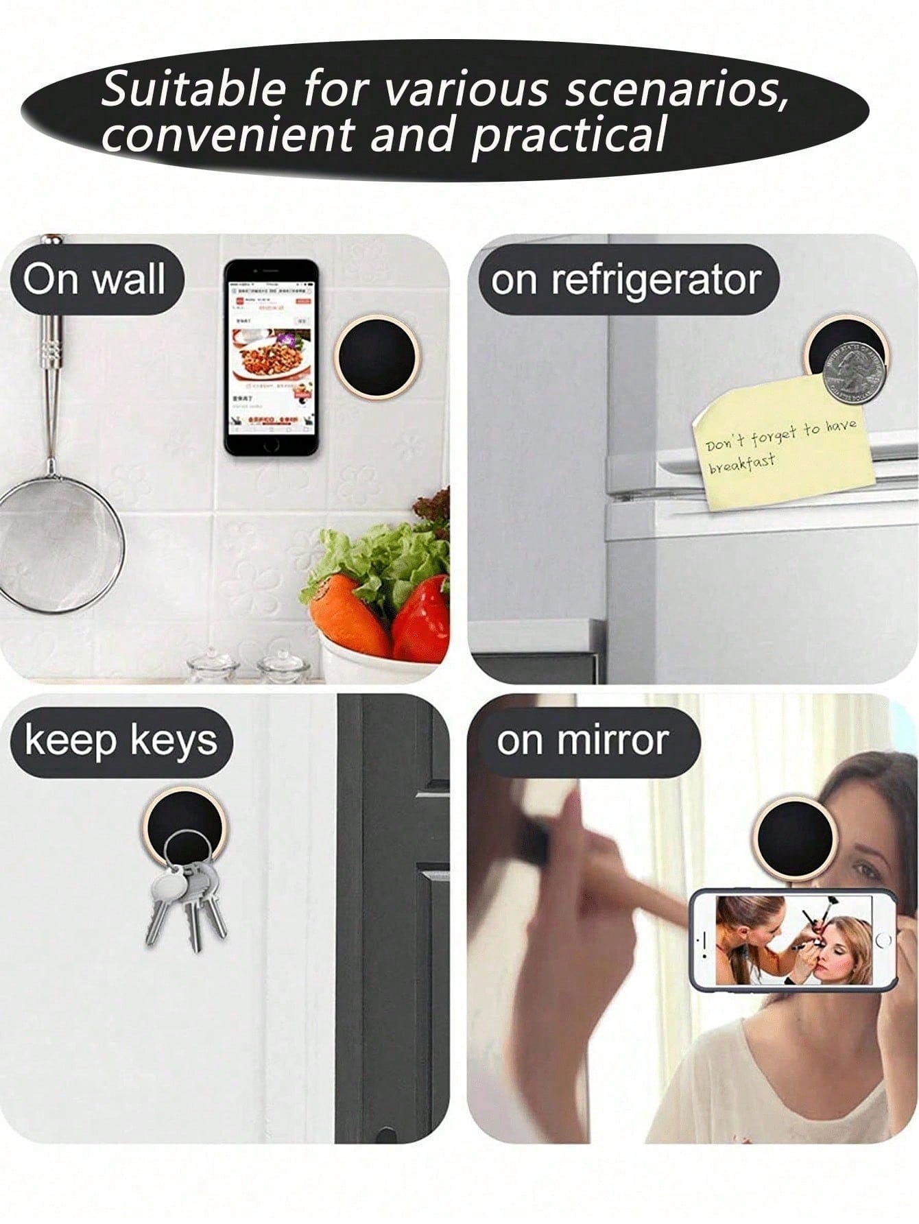1/2 Round Magnetic Car Phone H - Interior Design Visualizer ulasan dan harga