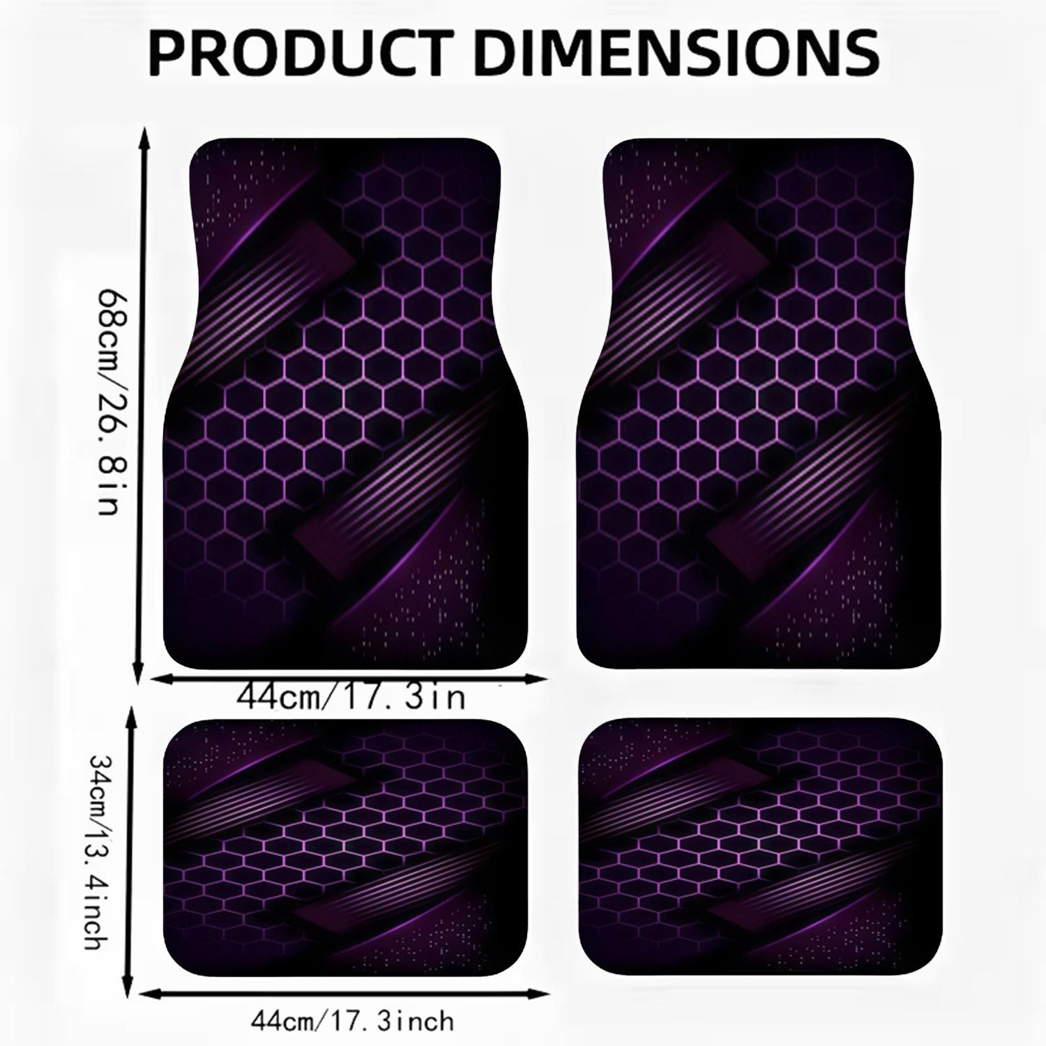 4pcs Polyester Fiber Material  - Interior Design Grid ulasan dan harga