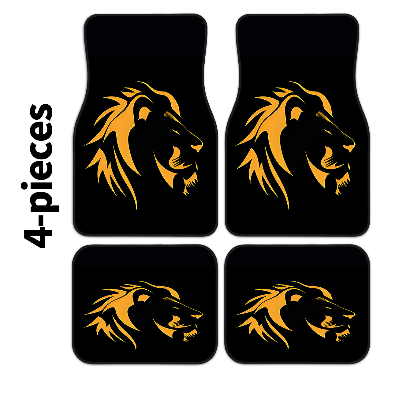 4pcs Auto Floor Mats With Lion - Interior Design Visualizer ulasan dan harga