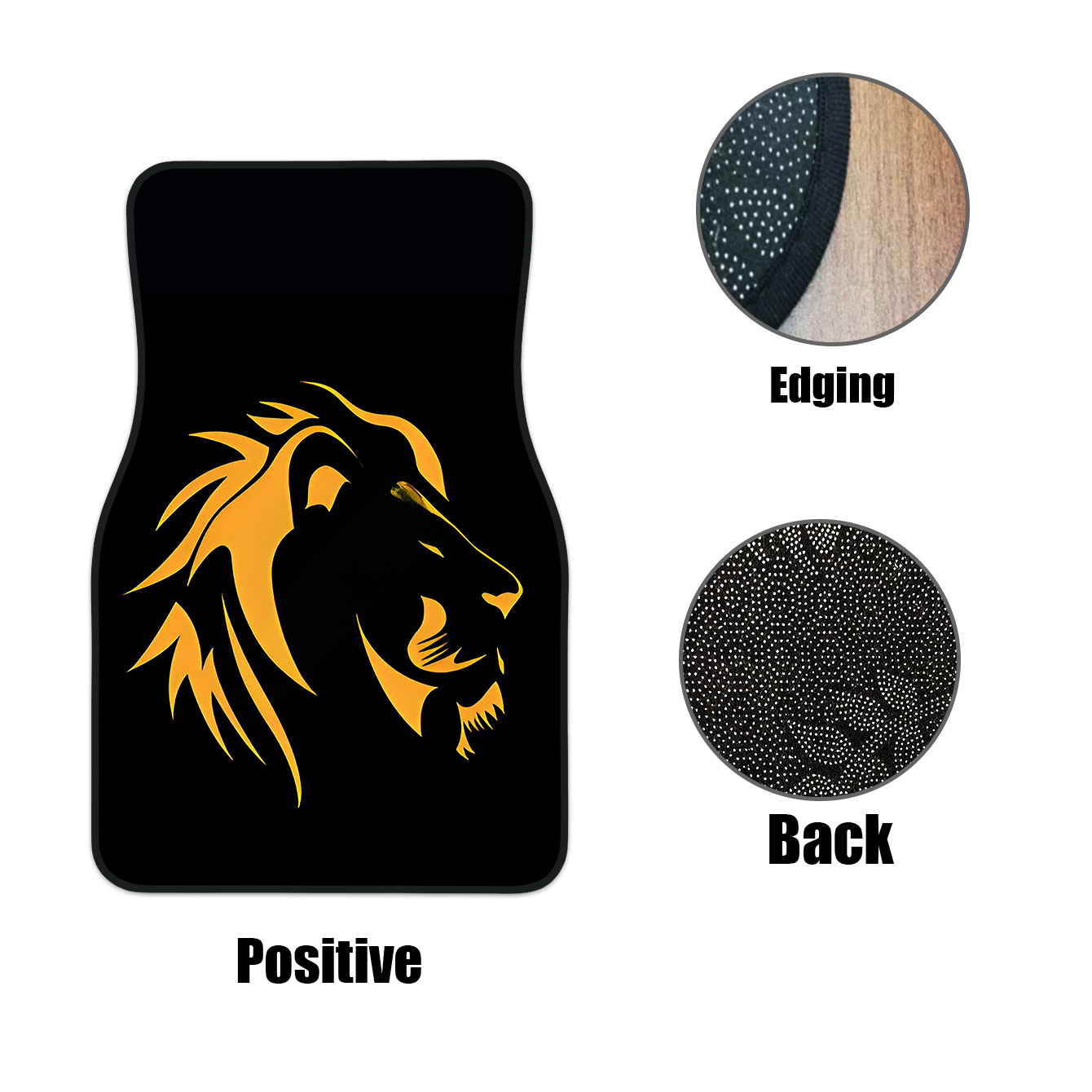 4pcs Auto Floor Mats With Lion - Interior Design Visualizer ulasan dan harga