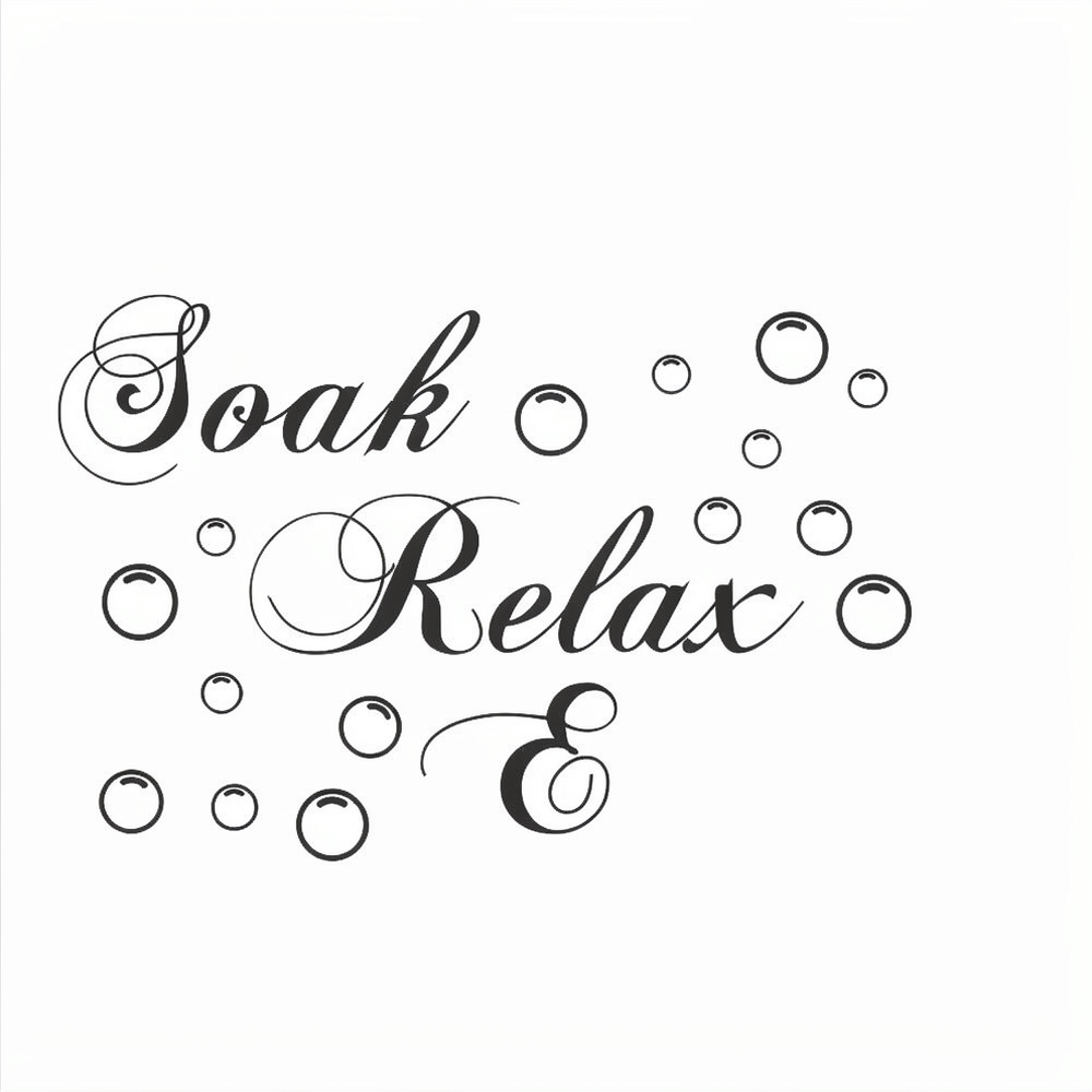 Relaxing Atmosphere Wall Stick - Interior Design Quotes ulasan dan harga