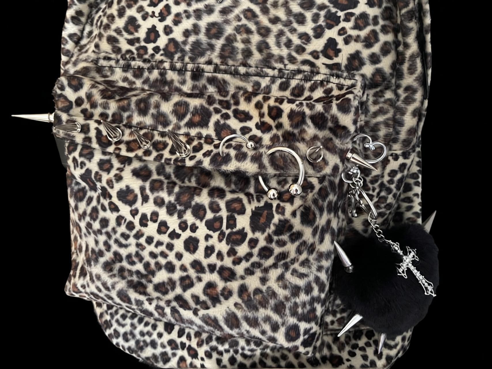 Large-Capacity Leopard Print B - Interior Design Women ulasan dan harga
