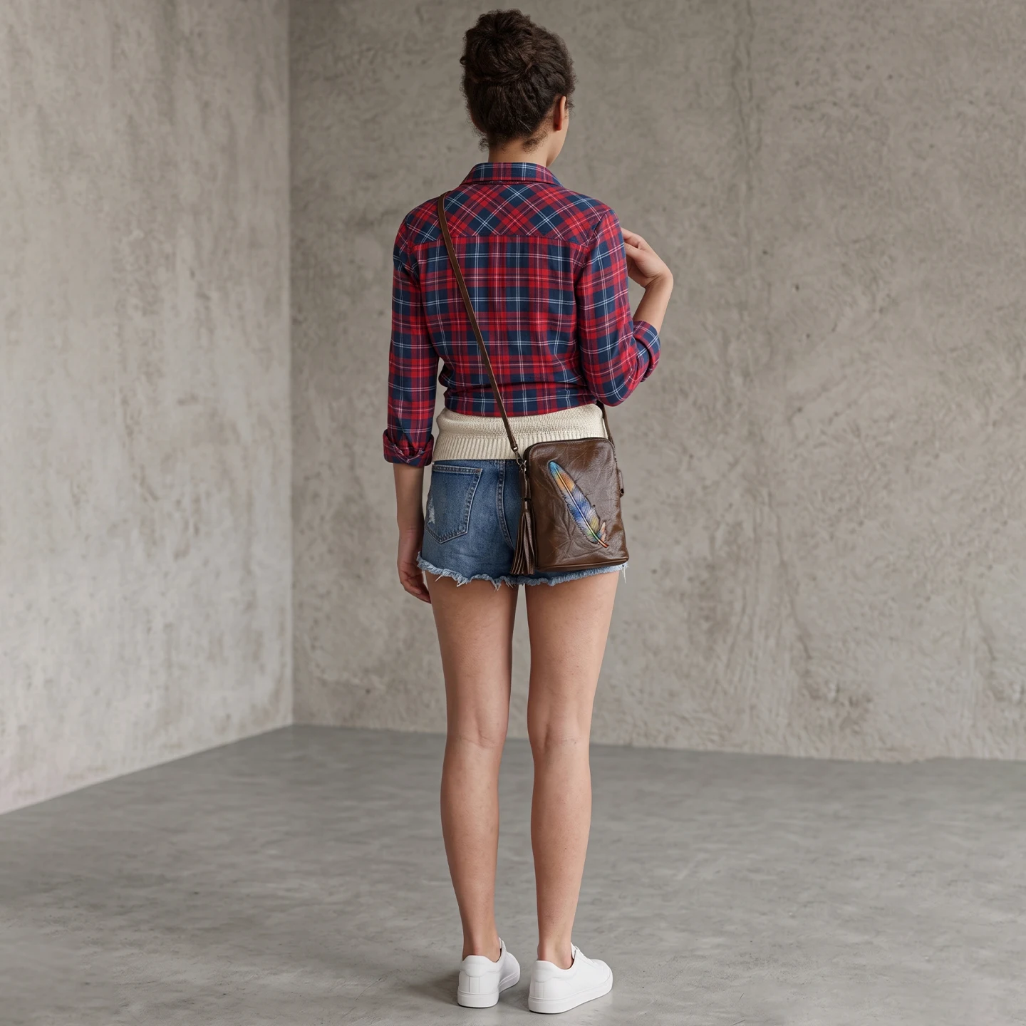 Women Mini Genuine Cowhide Cro - Interior Design Women ulasan dan harga