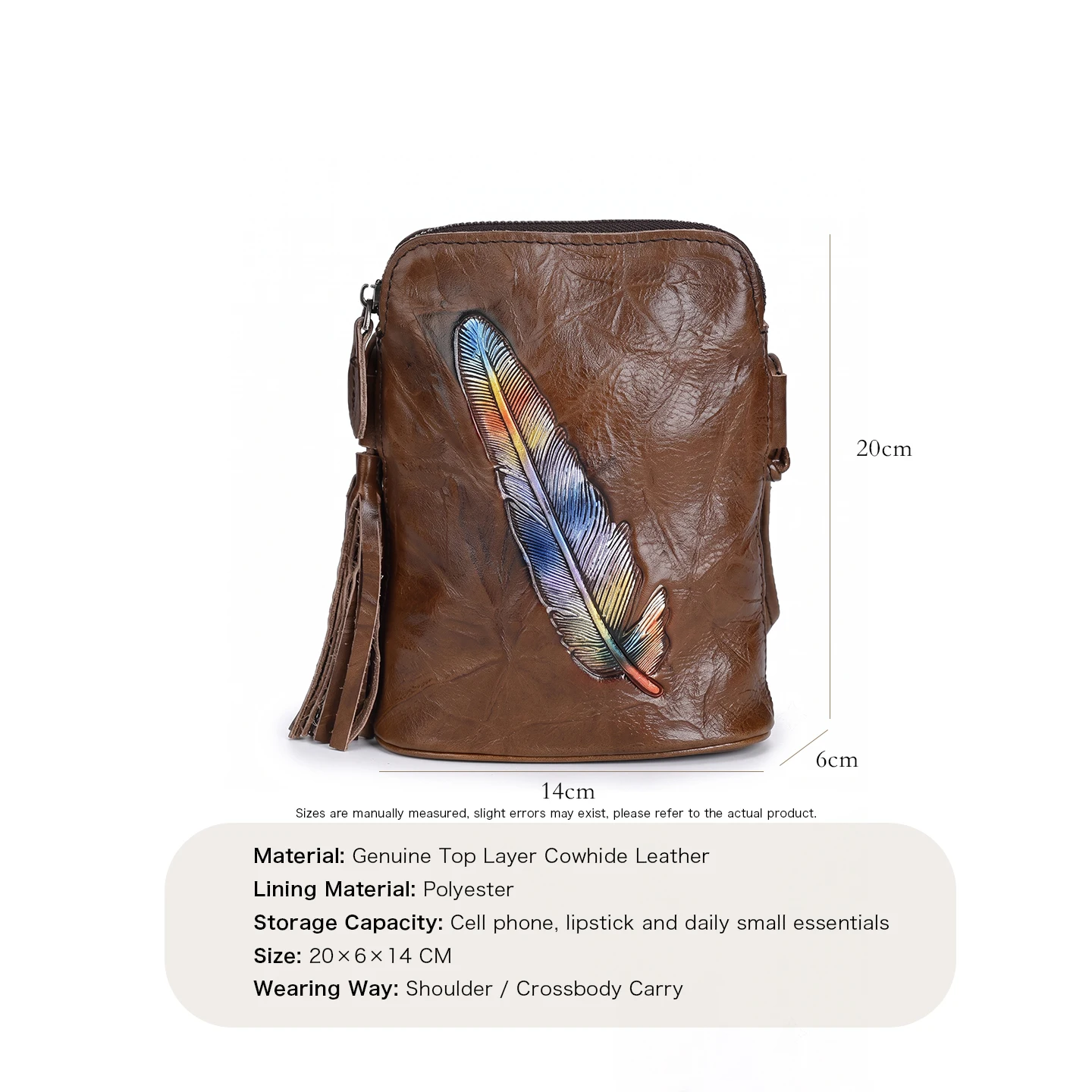 Women Mini Genuine Cowhide Cro - Interior Design Women ulasan dan harga