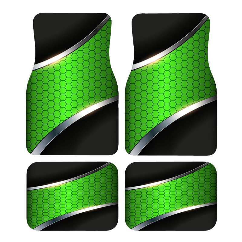 2D 4pcs Car Floor Mats, Materi - Interior Design Grid ulasan dan harga