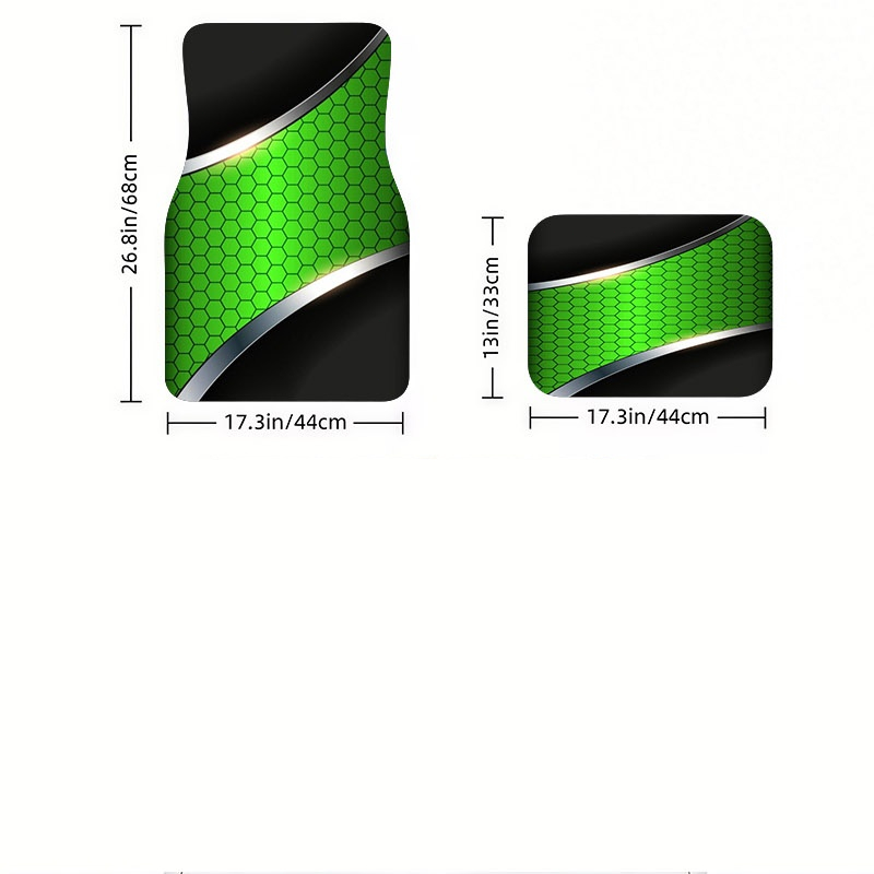 2D 4pcs Car Floor Mats, Materi - Interior Design Grid ulasan dan harga
