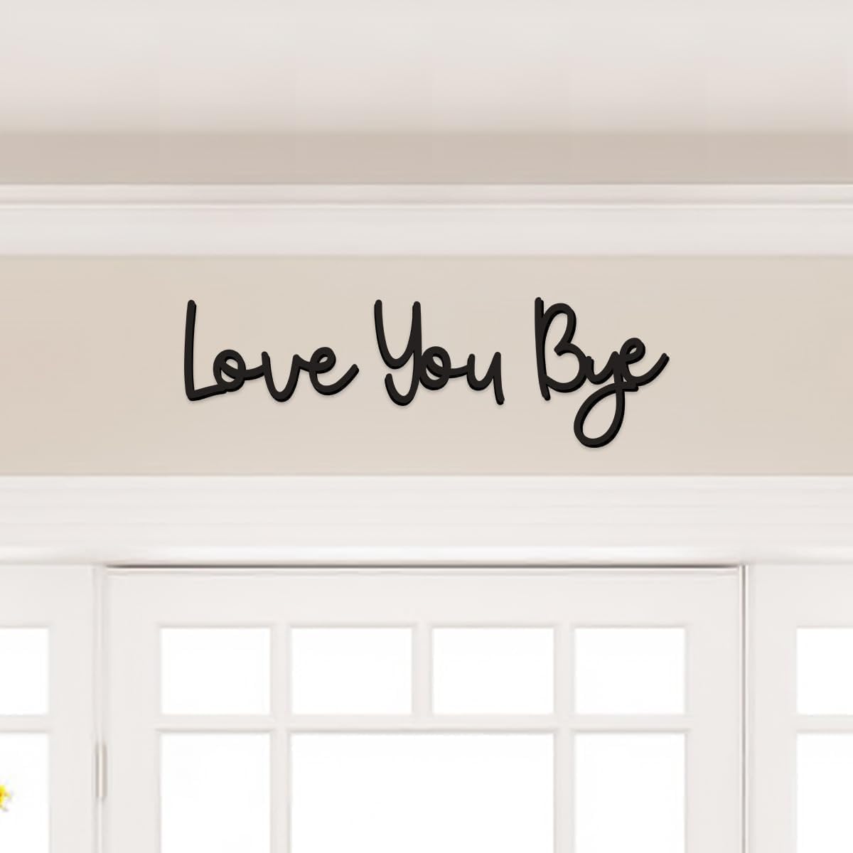 Love You Bye Wood Sign Home De - Interior Design Quotes ulasan dan harga