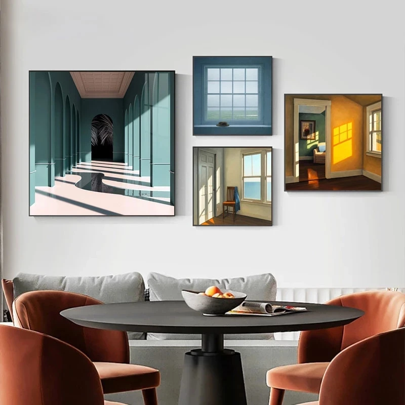Nordic Window Outside Landscap - Interior Design Poster ulasan dan harga