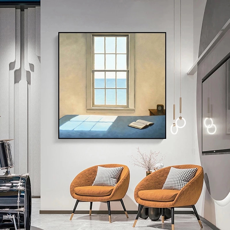 Nordic Window Outside Landscap - Interior Design Poster ulasan dan harga