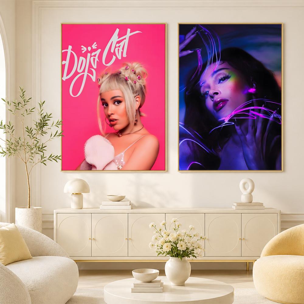Newly Pop Rapper Doja Cat Sing - Interior Design Poster ulasan dan harga