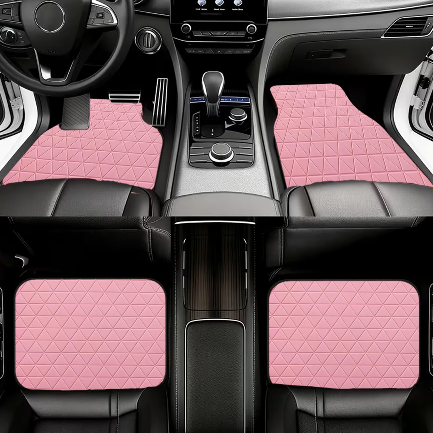 Set Of 4 Car Floor Mats Featur - Interior Design Grid ulasan dan harga