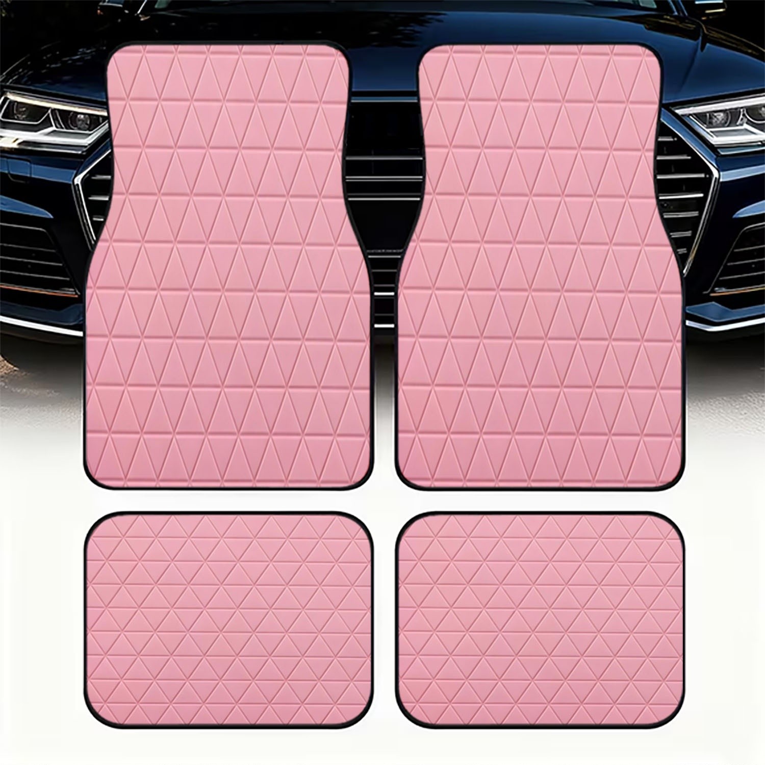 Set Of 4 Car Floor Mats Featur - Interior Design Grid ulasan dan harga