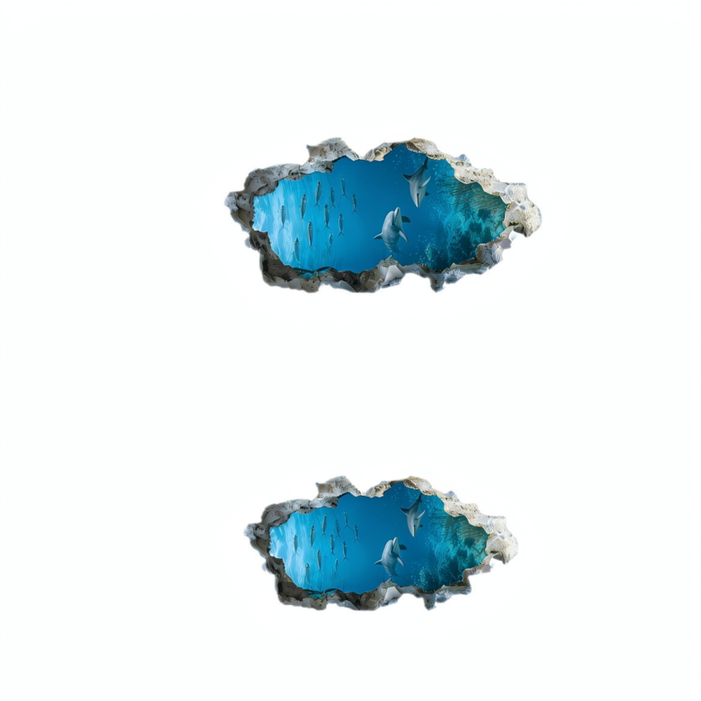 Underwater World Wall Stickers - Interior Design Visualizer ulasan dan harga