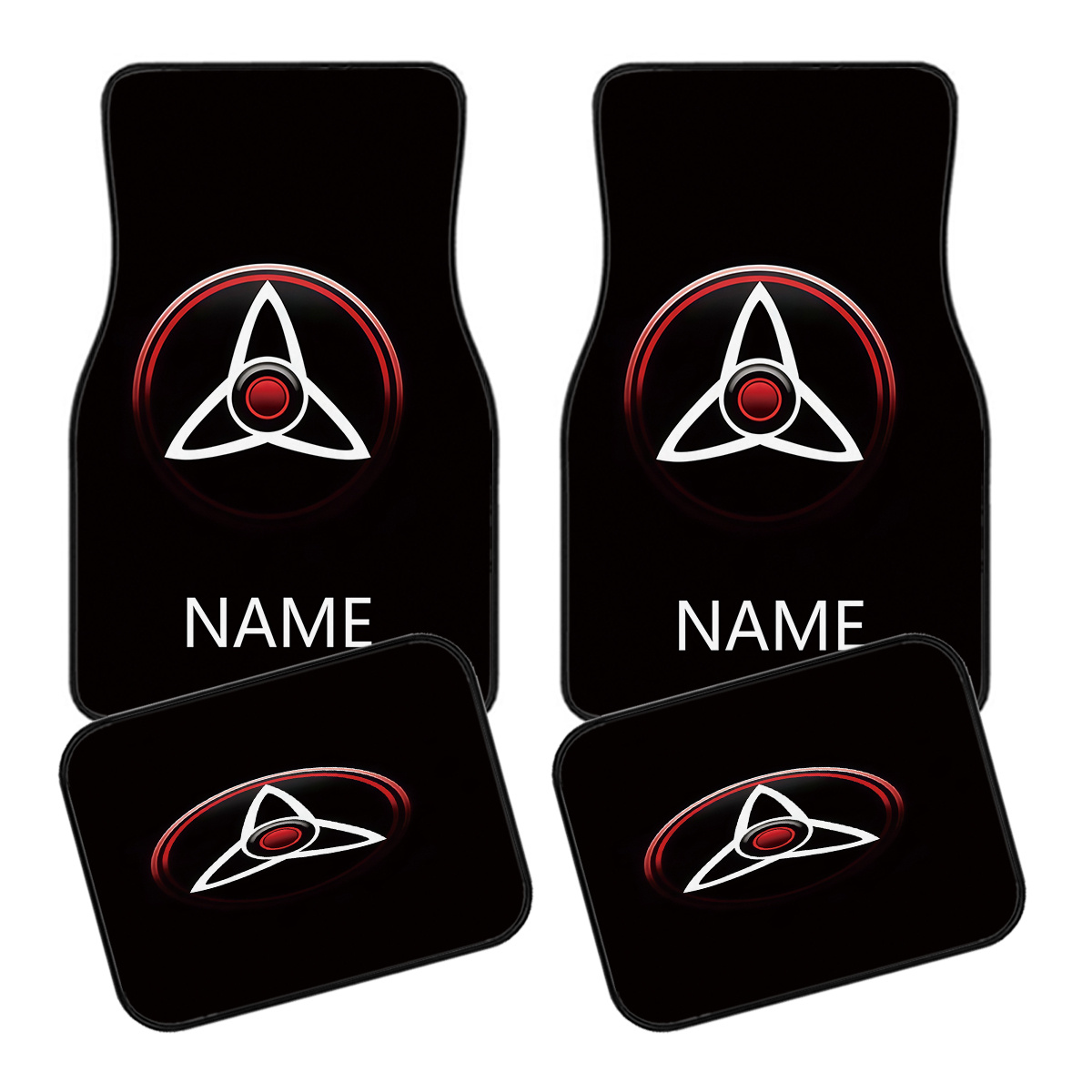 4pcs Name/Text Car Mats With P - Interior Design Name ulasan dan harga