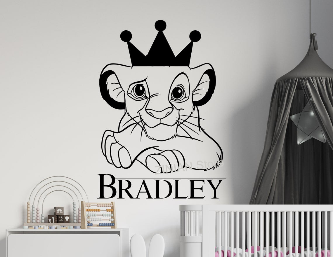 Personalized Kids Name The Lio - Interior Design Quotes ulasan dan harga