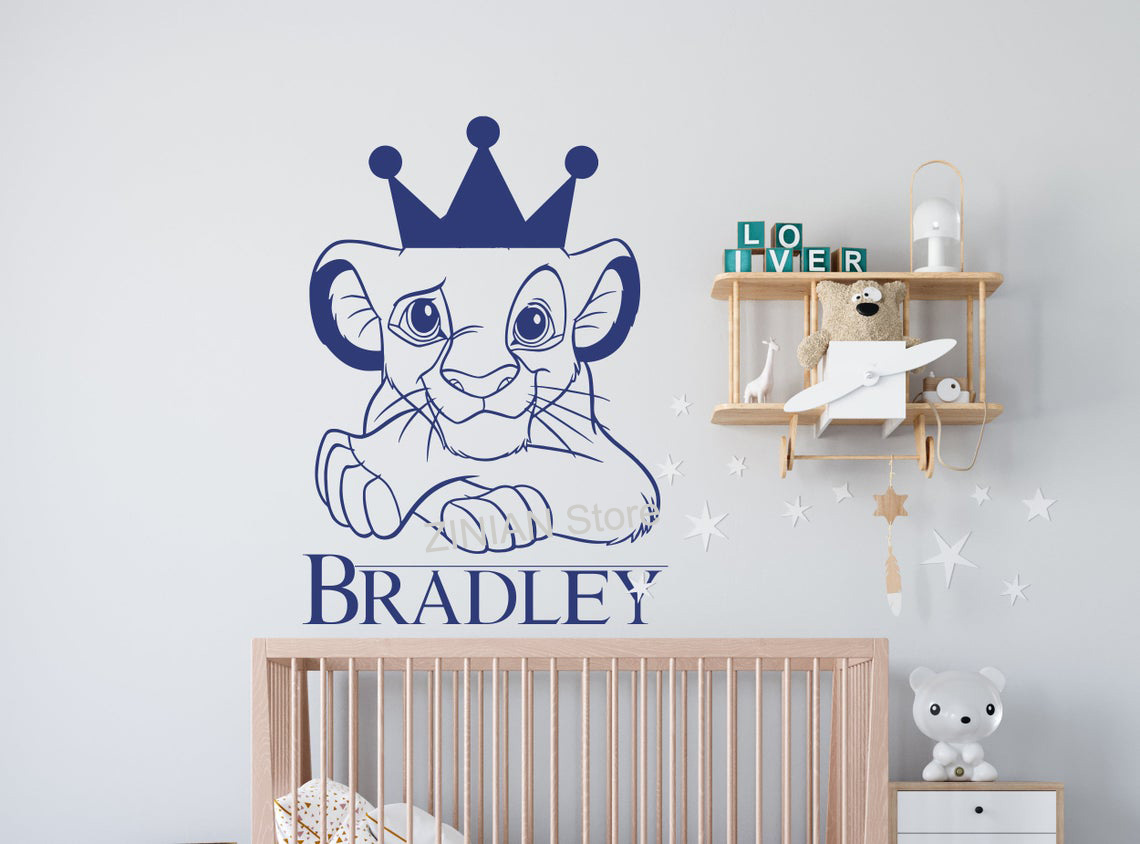 Personalized Kids Name The Lio - Interior Design Quotes ulasan dan harga