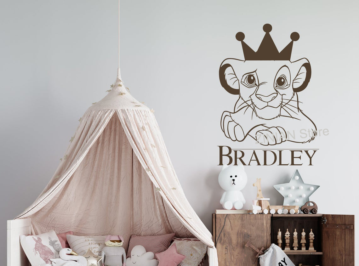 Personalized Kids Name The Lio - Interior Design Quotes ulasan dan harga
