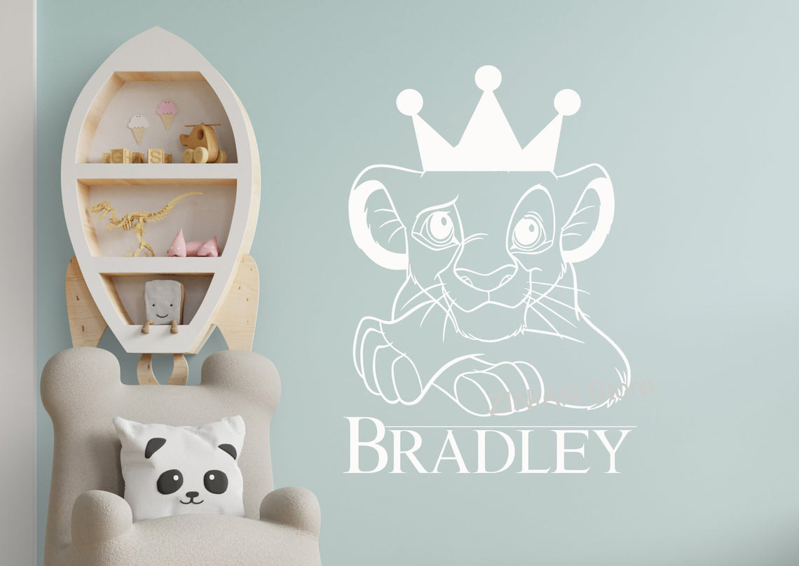 Personalized Kids Name The Lio - Interior Design Quotes ulasan dan harga
