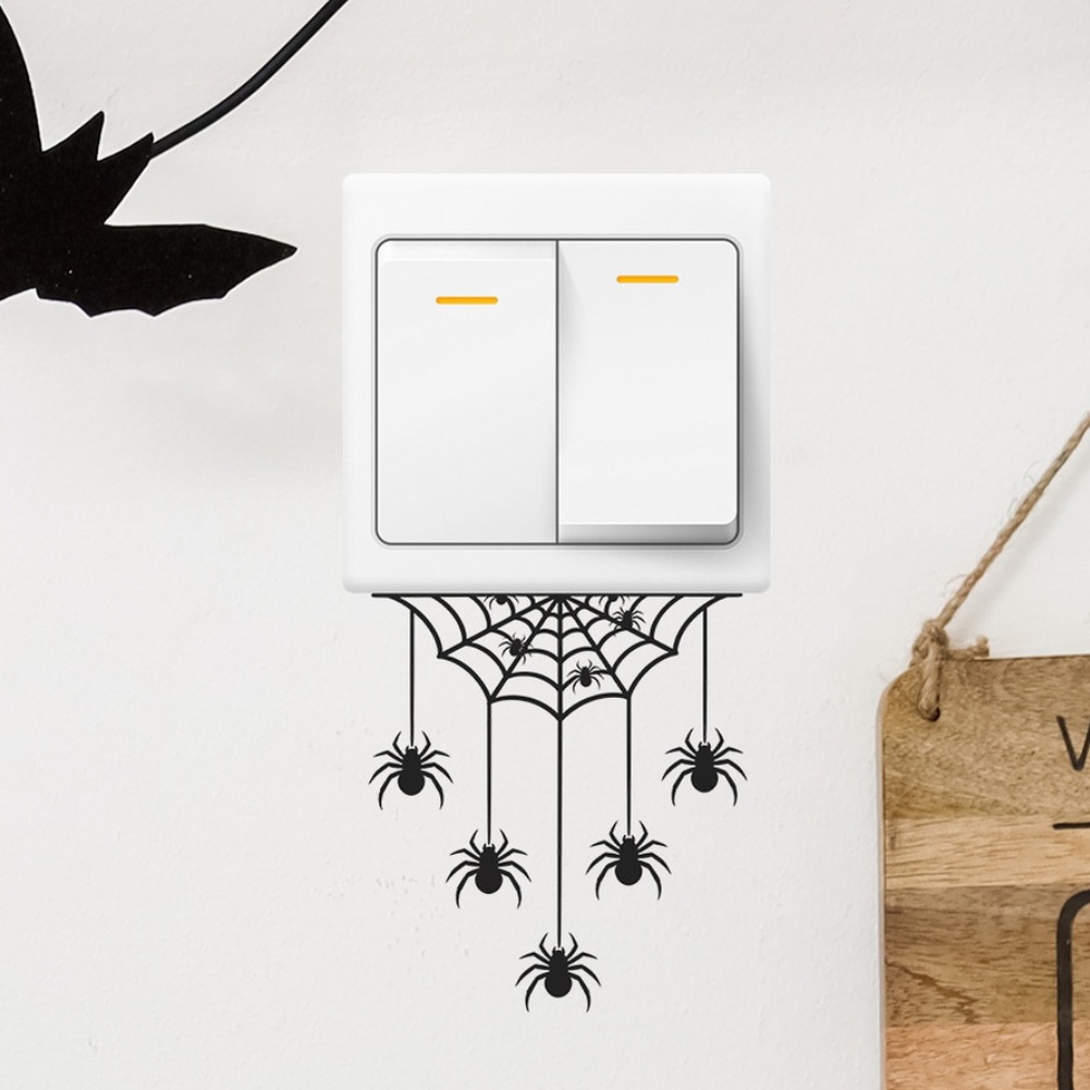 Halloween Web Wall Decal for L - Interior Design Web ulasan dan harga