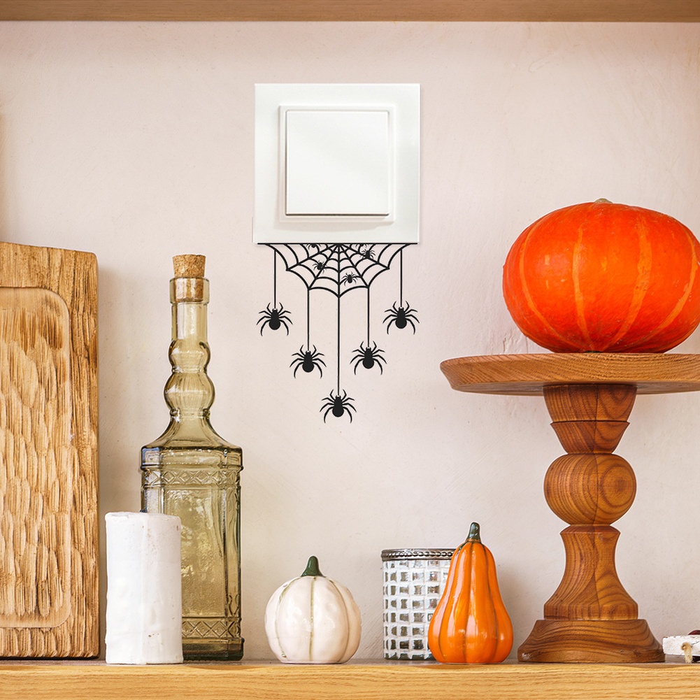 Halloween Web Wall Decal for L - Interior Design Web ulasan dan harga