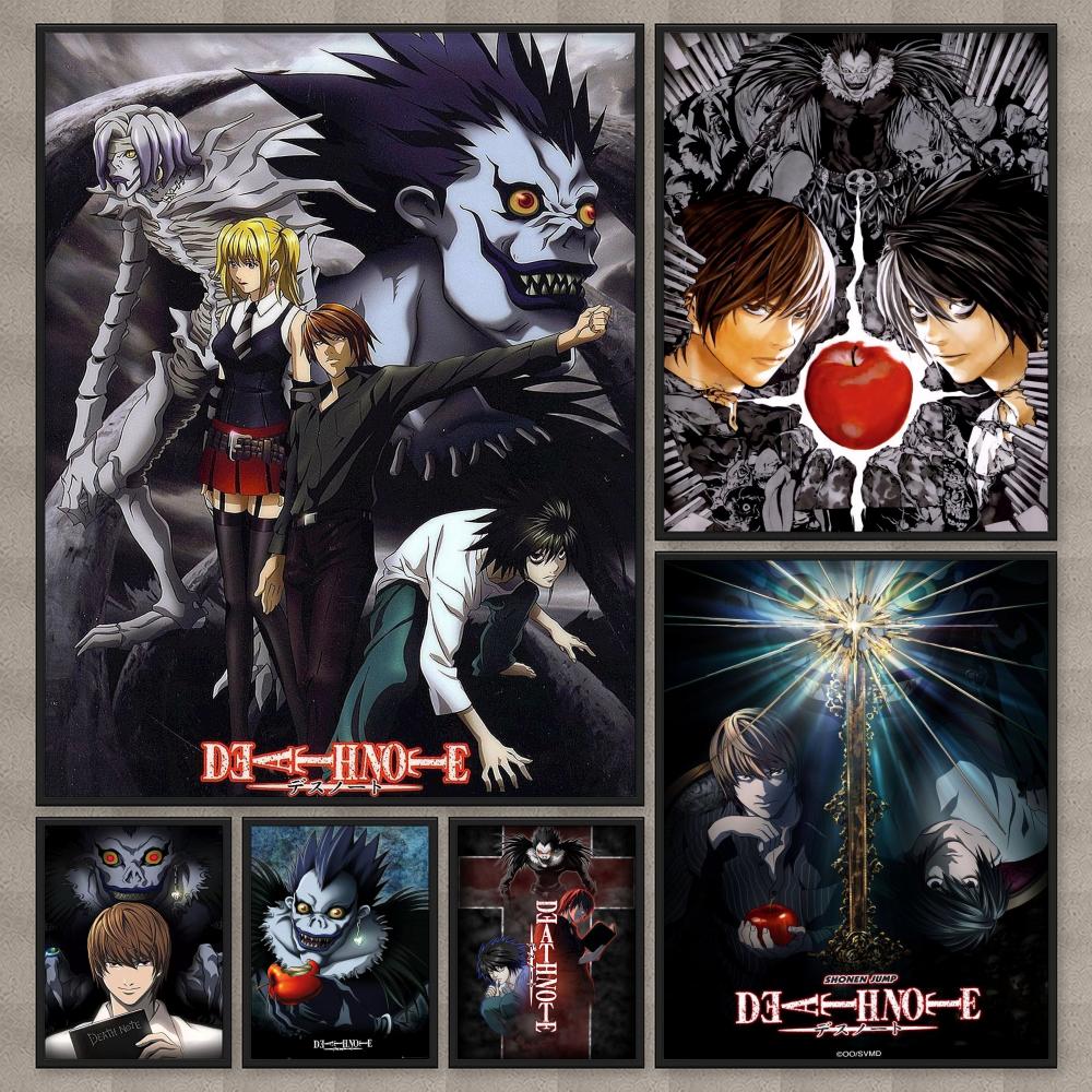 Anime D-Death Note Poster HD R - Interior Design Poster ulasan dan harga