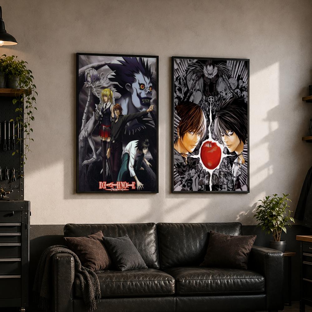 Anime D-Death Note Poster HD R - Interior Design Poster ulasan dan harga