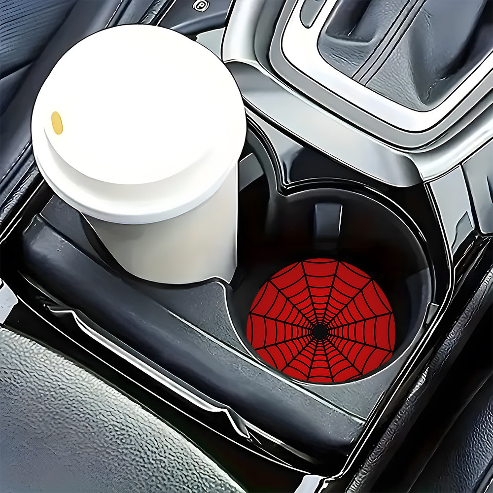 4pcs Spider Web Design Car Cup - Interior Design Web ulasan dan harga