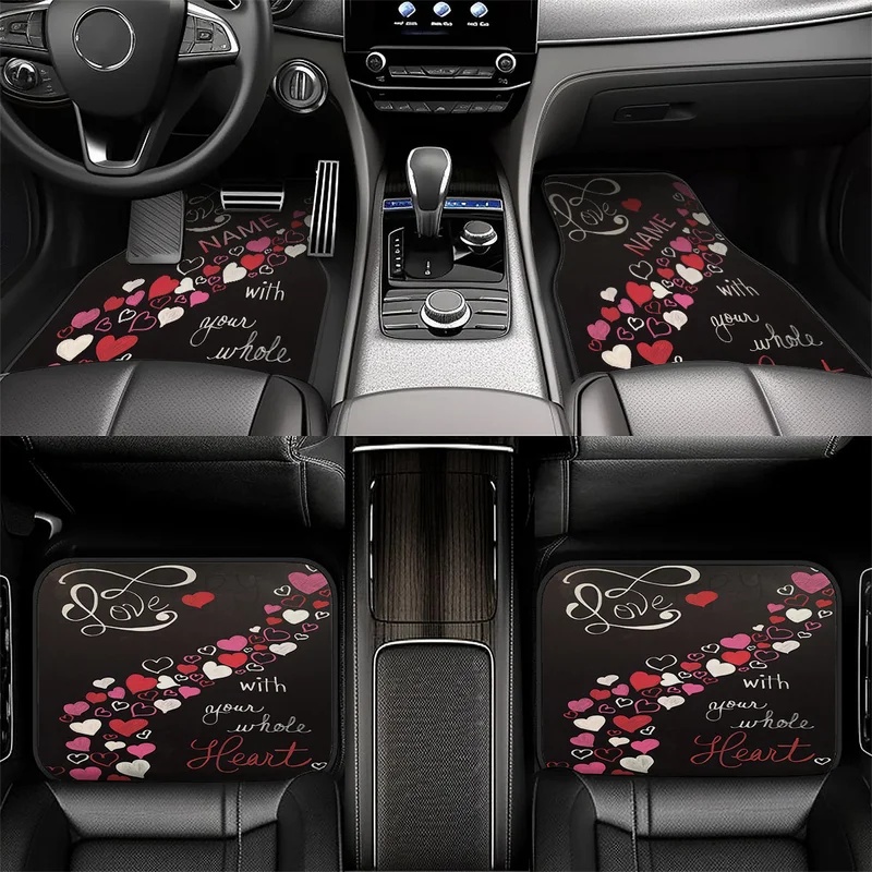 4pcs Customizable Name Car Flo - Interior Design Name ulasan dan harga