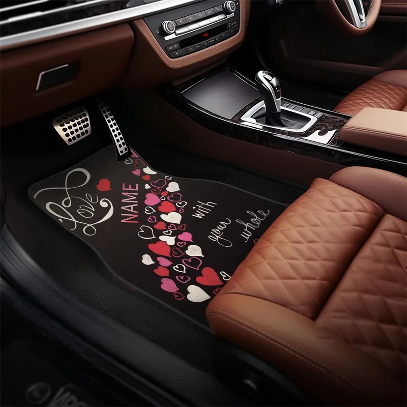4pcs Customizable Name Car Flo - Interior Design Name ulasan dan harga