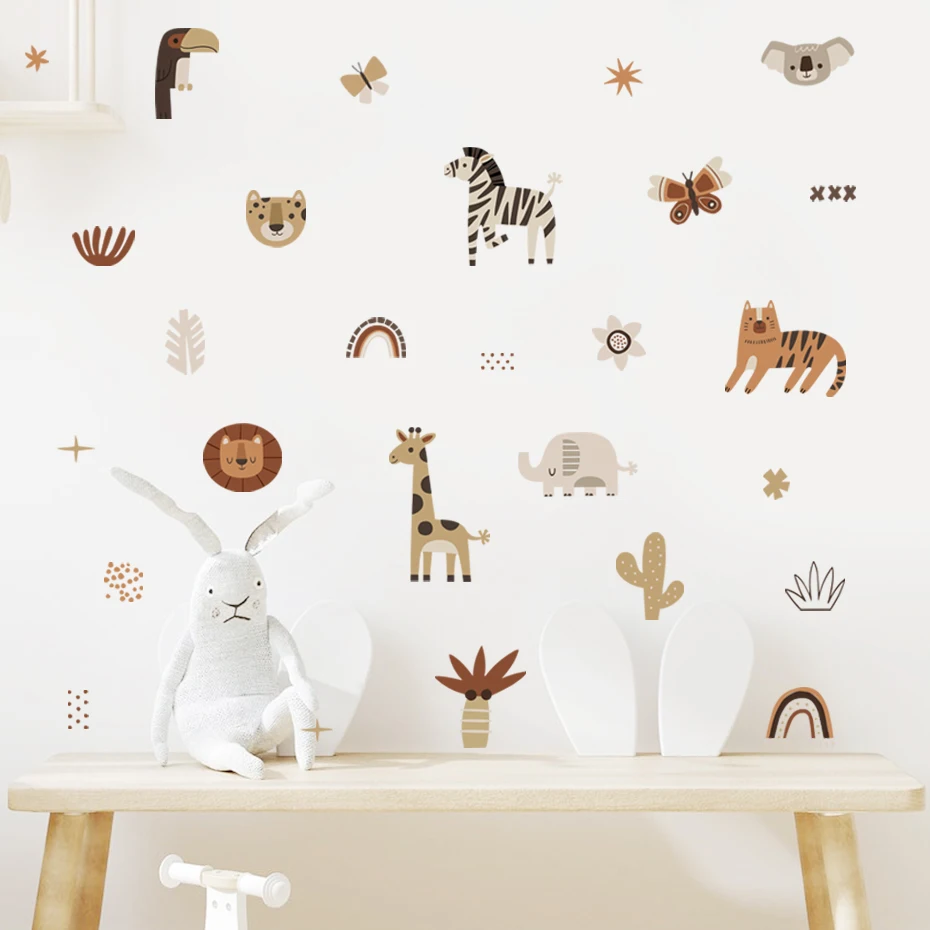 Cartoon Africa Animals Elephan - Interior Design Quotes ulasan dan harga