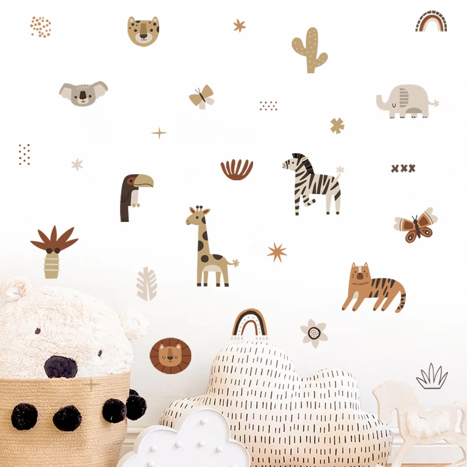 Cartoon Africa Animals Elephan - Interior Design Quotes ulasan dan harga