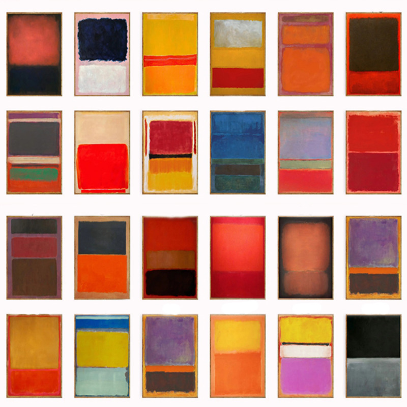 Wall Decor, Mark Rothko Poster - Interior Design Poster ulasan dan harga